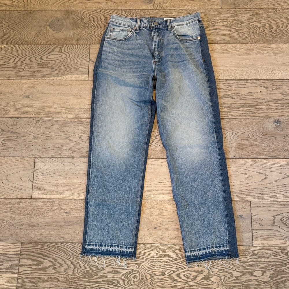 Rag & Bone Two-Tone Blue Jeans
